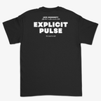 EXPLICIT PULSE T-SHIRT NOIR
