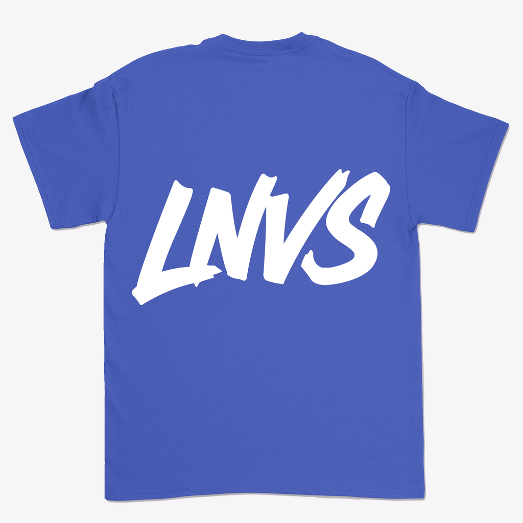 BIG LOGO LNVS T-SHIRT BLEU