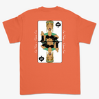 DAMES DE PIQUE T-SHIRT ORANGE