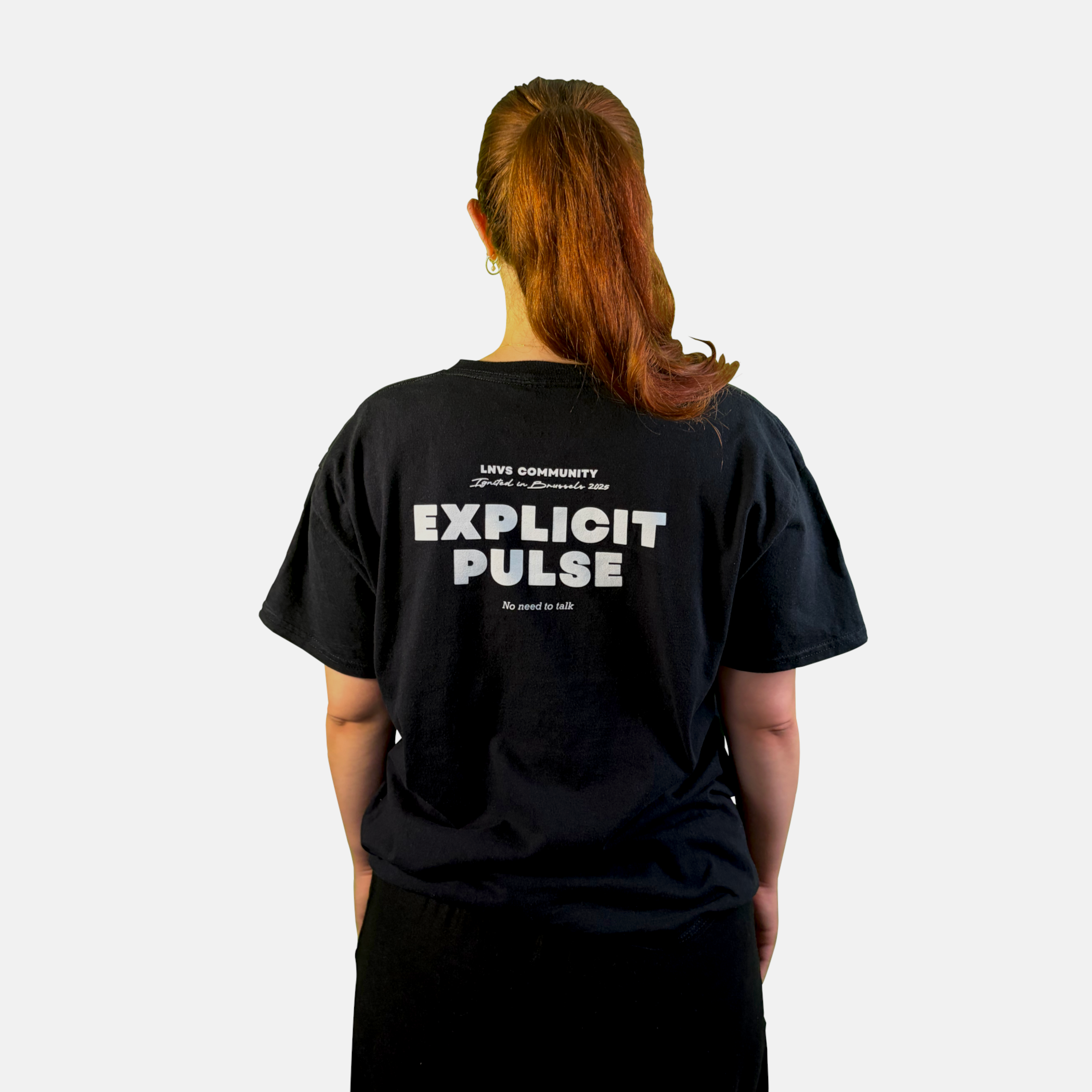 T-SHIRT NOIR • EXPLICIT PULSE