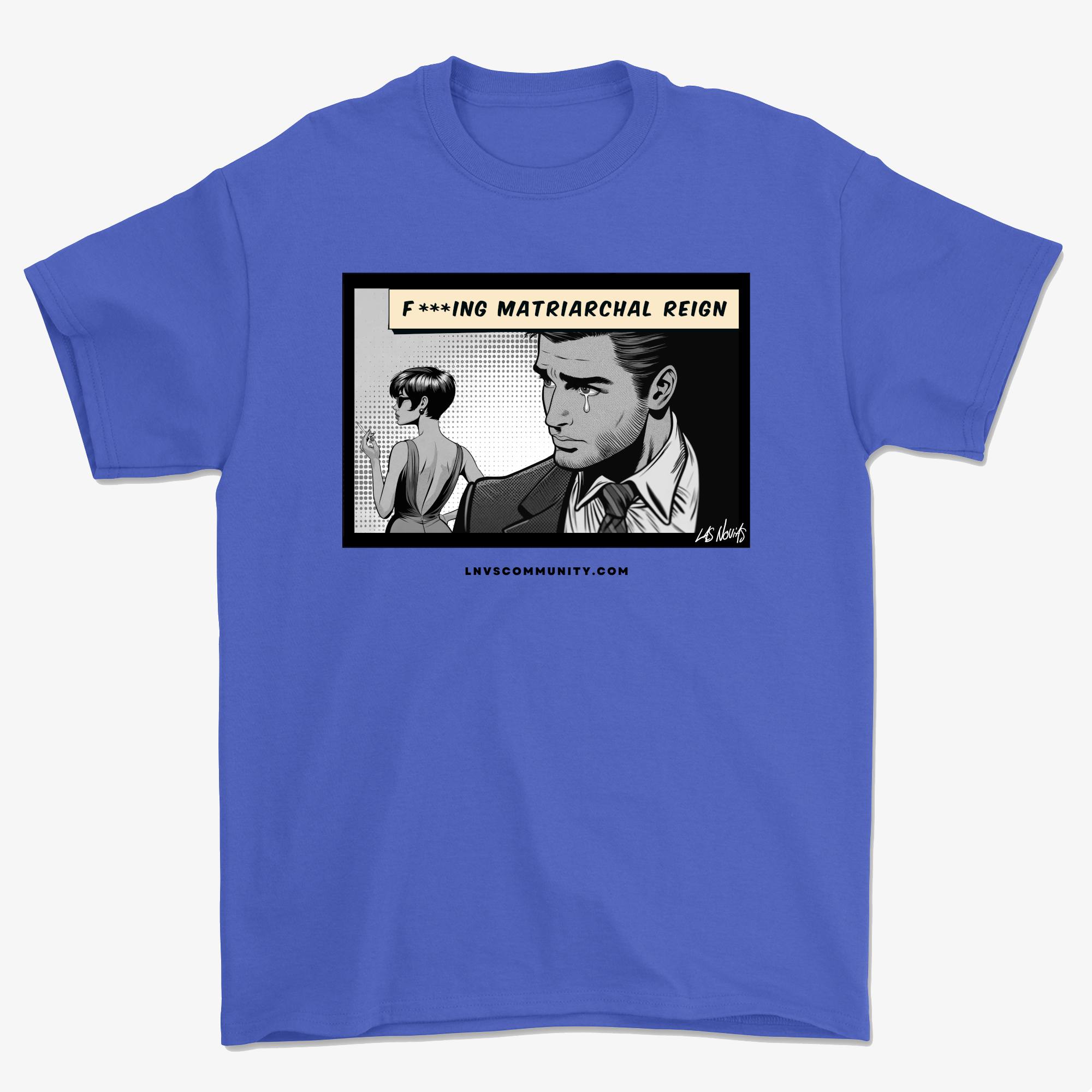 REGNE MATRIARCALE T-SHIRT BLEU